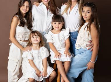 Família de Dia das mães Nathalia e Ludmila