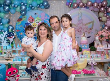 Datas Especiais  de Comemoração aniversario  Alice E Miguel