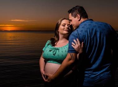 Gestante de Jordana e Andrio