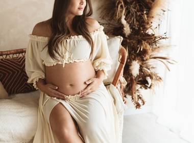 Gestante de Esperando Ana Luísa - Stefani e Alexandre