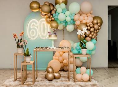 Aniversário Adulto de Aniversário 60th 
