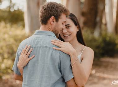 Ensaio de Carol e Christopher