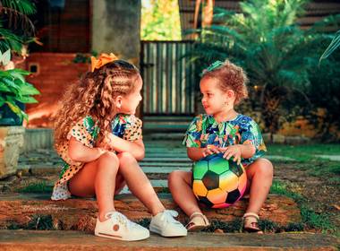 Ensaio Infantil de Helena e Mariah