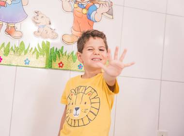 Apagando Velinhas de Lipe 5 anos - Escola