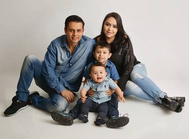 Infantil  de Camile e família 