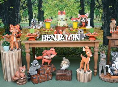 Evento Infantil  de Beijamin 01 Ano 