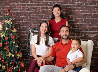 Natal  de Poliana & Família