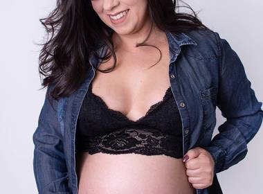 Gestante de Thaisa & família