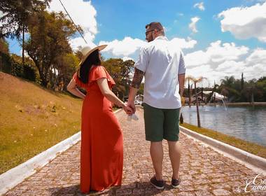 Gestante de Mariana e família 