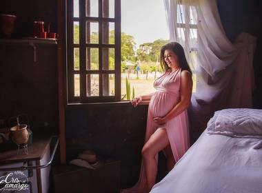 Gestante de Mariana e Família  