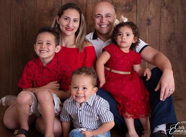 Infantil  de Karine e família