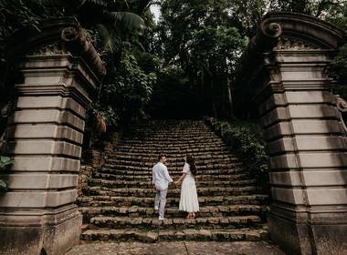 Pré Wedding de Ensaio de Casal | Jardim Botânico | São Paulo SP | Mariane + Gustavo