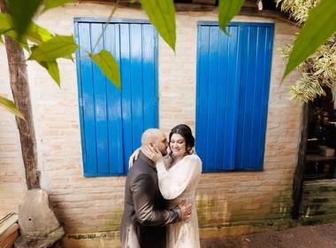 Mini Wedding de Fotografia de Casamento Restaurante Fogão Mineiro | Campinas SP | Tainara + Roberto