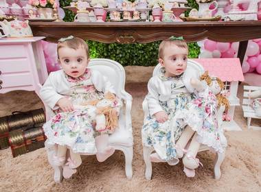 Aniversário de Fotografia de Aniversário Infantil Buffet Minha Festa | Campinas SP | Alice + Luiza 1 ano