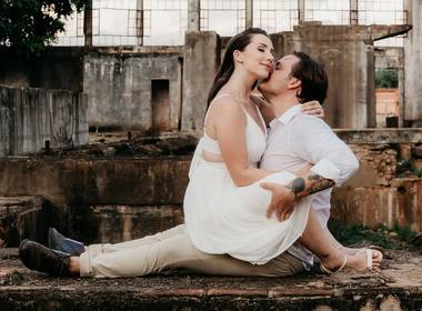 Pré Wedding de Ensaio de Casal Ruínas de Monte Alegre | Piracicaba SP | Bruna + Leonardo