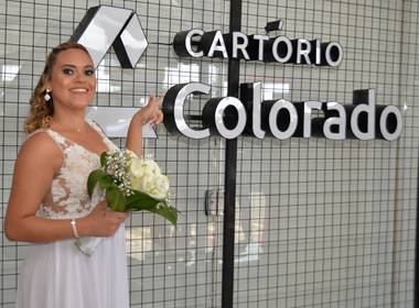 Casamento Cartório Colorado de Cris Fernandes