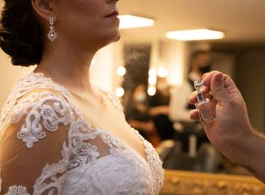 Making of de noiva:  de Aline