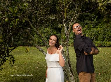 Ensaio de Casal de Juciara e Jackie - Pousada do Lago