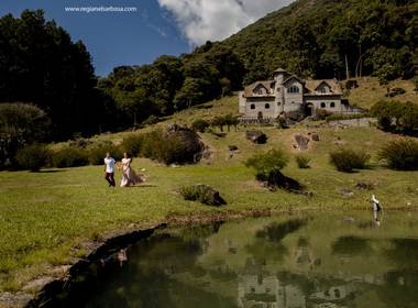 Ensaio de Casal de Isabela e Carlos - Castelo de Pedras
