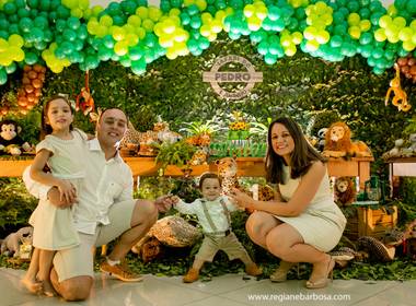 Aniversários de Pedro - 1 Ano - Fábrica de Sonhos Buffet