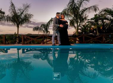 Gestante de Ensaio Gestante - Simoni e Luiz Eduardo