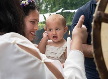 Fotografía de Familia de El Bautismo de Lyra 