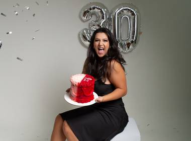 Fotografia em estúdio de Ensaio de Aniversário