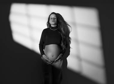 Ensaio Gestante de Ensaio gestante em estúdio - Ipatinga - Eduarda