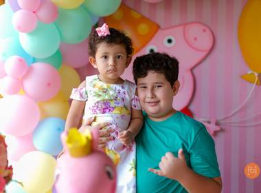 Aniversários de Rafael 11 anos e Maria Isabel 2 anos