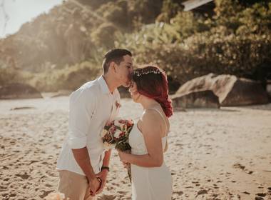 Elopement Wedding de Céu e mar, e alguém pra amar - Elopement Wedding