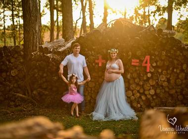 Cegonha de Juliane + Alessandro = Júlia e Guilherme