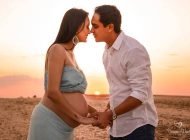 Gestação de Mirian + Rodolfo = Alice