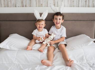 Bebês de João e Maria - Páscoa