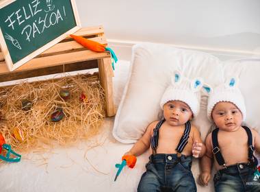 Bebês de Francisco e Vicente - 5º mês