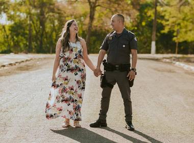 Ensaios de Gisele e Samuel