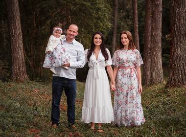 Família de Ensaio Em Família Otávio, Tuane, Clara e Betina