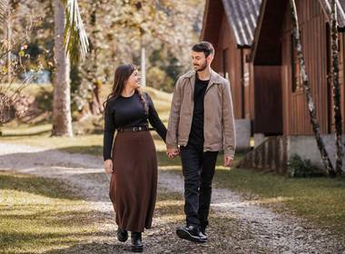 Casal de Ensaio Pré Wedding Kelli e Felipe