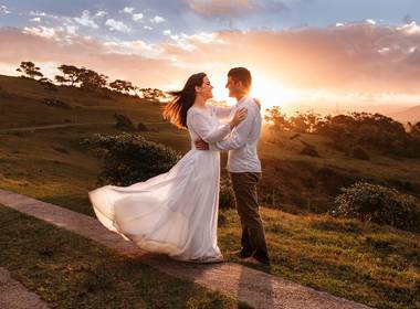 Casal de Pré Wedding Thaiane e Fernando