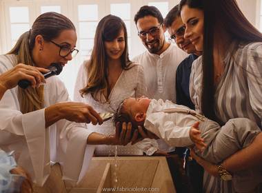 Família de Batizado do Gael