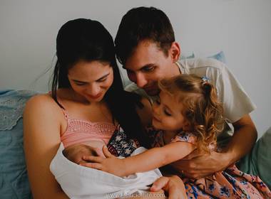 Família de A chegada de Clarice