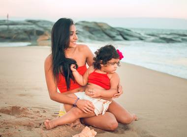 Ensaio Infantil de Moana 