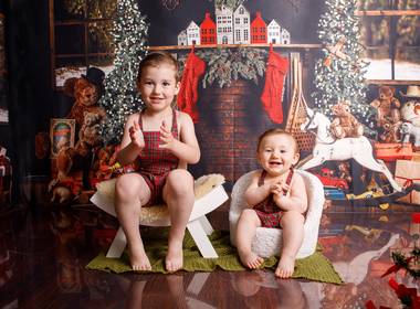 Ensaios de Vicente e Gustavo - Sessão Natal