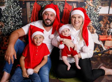 Ensaios de Gustavo e Leandro - Sessão Natal
