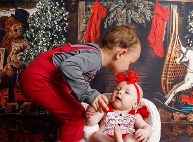 Ensaios de Sessão Natal - Catharina e Johanes