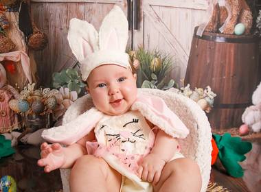 Bebês de Analu - 5 Meses- Páscoa