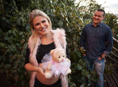 Ensaios de Caroline e Tiago - Doce espera da Sara