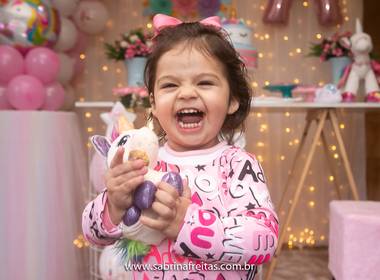 Ensaios de Aniversário de 2 Anos Maitê 