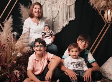 Ensaios de Dia das Mães - Família da Dona Bárbara