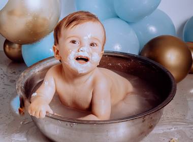 Ensaios de Smash The Cake e Splash - José Gabriel 12 Meses
