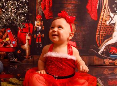 Ensaios de Sessão Natal - Nina